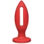 Анальна пробка Kink Lube Luge Premium Silicone Plug 5, червона - Фото №1
