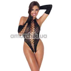 Боди Cottelli Collection Fantasy, черное - Фото №1