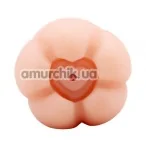 Анус-мастурбатор T-Skin Fire A Gun Abby Cute Heart, телесный - Фото №1