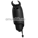 Кліторальний вібратор Crushious O-Pet Pocket Vibe Devil, чорний - Фото №1