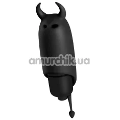 Кліторальний вібратор Crushious O-Pet Pocket Vibe Devil, чорний - Фото №1