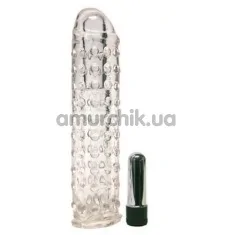 Вибронасадка на пенис VibroPenis Sleeve, прозрачная - Фото №1