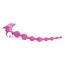 Анальний ланцюжок з вібрацією Cheerful Bead Dolphin, рожевий - Фото №2