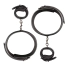 Бондажний набір Easy Toys Thigh & Wrist Cuff Restraint Set, чорний - Фото №2