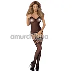 Комбинезон Obsessive Bodystocking F214, черный - Фото №1