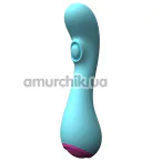 Вібратор для точки G з пульсацією Party Color Toys Tiki, бірюзовий - Фото №1