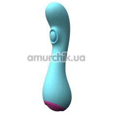Вібратор для точки G з пульсацією Party Color Toys Tiki, бірюзовий - Фото №1