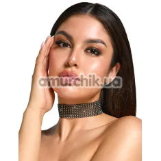 Чокер Cottelli Accessoires Rhinestone Choker, черный - Фото №1