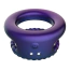 Віброкільце для члена Hueman Jupiter Vibrating Cock And Ball Ring, фіолетове - Фото №5
