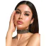 Чокер Cottelli Accessoires Rhinestone Choker, черный - Фото №1