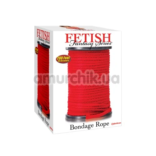 Веревка Bondage Rope, красная