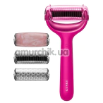 Массажер-роллер для лица и тела с микроиглами Geske MicroNeedle Face & Body Roller 9 in 1, ярко-розовый - Фото №1