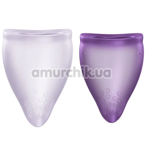 Набір з 2 менструальних чаш Fun Factory Fun Cup Explore Kit, фіолетовий