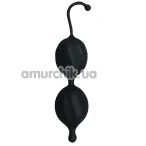 Вагинальные шарики Black Velvets Balls, черные - Фото №1