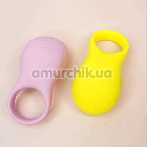 Виброкольцо для члена Sweet Em Velvet Lure Vibe Ring, розовое