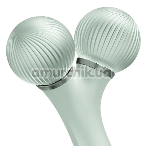 Ультразвуковий масажер для обличчя Geske Sonic Facial Roller 4 in 1, зелений