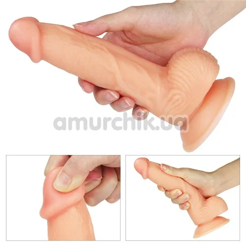 Фаллоимитатор Lovetoy The Ultra Soft Dude 8, телесный