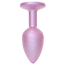 Анальная пробка с прозрачным кристаллом Exclusivity Jewellery Pearl Pink Plug L, розовая - Фото №5