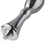 Анальна насадка Hismith Metal Bead Anal Dildo 8.48, срібна - Фото №6