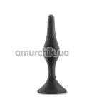 Анальна пробка Anal Adventures Platinum Beginner Plug Small, чорна - Фото №1