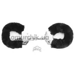 Наручники Fetish Pleasure Fluffy Handcuffs, черные - Фото №1