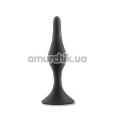 Анальная пробка Anal Adventures Platinum Beginner Plug Small, черная - Фото №1