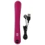 Двойной вибратор Couples Choice Flexible Couples Vibrator, розовый - Фото №7