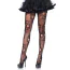 Колготки Leg Avenue Sugar Skull Net Tights, черные