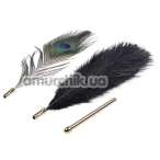 Набор перышек для ласк Lockink Natural Peacock Flirting Feather Tickler, радужный - Фото №1