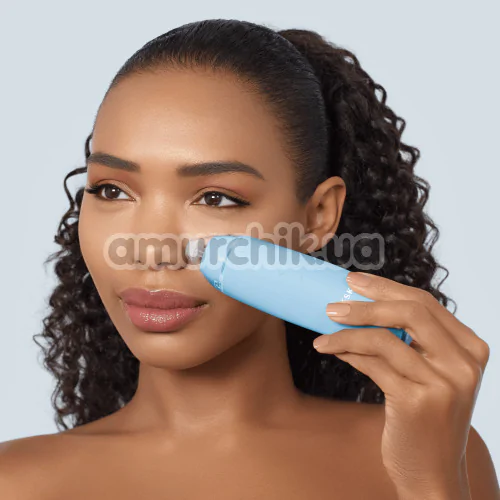 Мікродермабразійний пристрій для видалення чорних цяток Geske MicroDermabrasion Blackhead Remover 7 in 1, блакитний