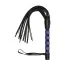 Плеть VIP Leather Flogger, черно-фиолетовая