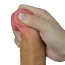 Вибратор с ротацией Dual-Layered Silicone Nature Cock LV410210, телесный - Фото №7
