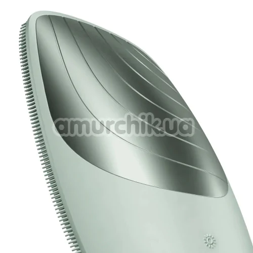 Ультразвуковая щетка для лица Geske Sonic Thermo Facial Brush 6 in 1, зеленая