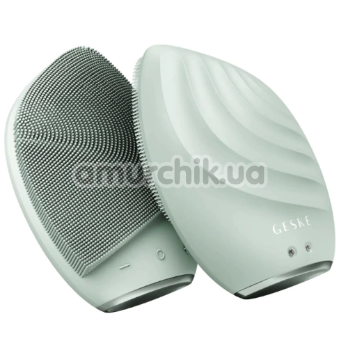 Ультразвуковая щетка для лица Geske Sonic Facial Brush 5 in 1, зеленая - Фото №1