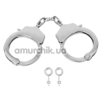 Наручники Roomfun Classic Handcuffs, срібні - Фото №1