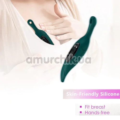 Вібратор Boss Series Vibrator Leaf, зелений