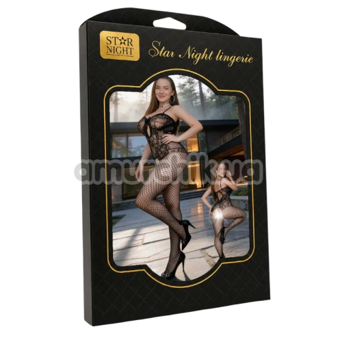 Комбінезон Star Night Flo Bodystocking, чорний