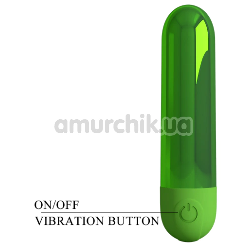 Кліторальний вібратор Pretty Love Kiwi, зелений