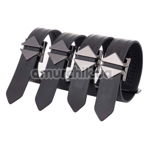 Фиксаторы для рук и ног Lockink Hogtie Set, черные
