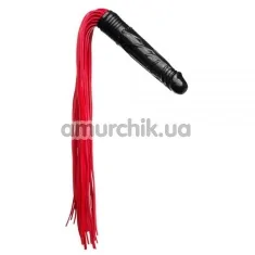 Фалоімітатор з флогером Loveshop Triple Lleasure BDSM, чорний - Фото №1