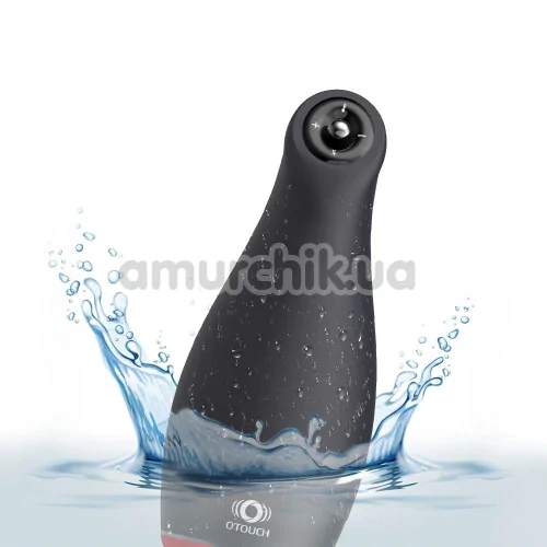 Мастурбатор с вибрацией и подогревом Otouch Pleasure Engine, черный