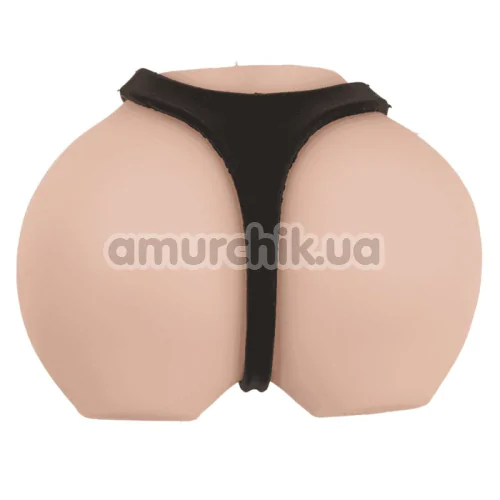 Іграшка-антистрес Сідниці в чорних трусиках Squeeze Cheeky Bum, тілесна - Фото №1