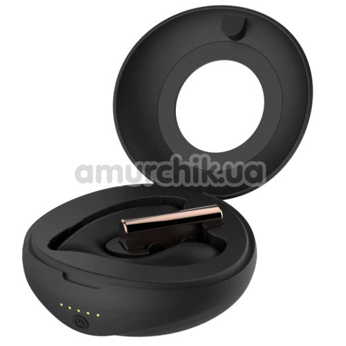 Вибратор для клитора и точки G Rosy Gold Nouveau Remote Control Panty Vibrator, черный