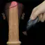 Вибратор с ротацией Dual-Layered Silicone Nature Cock LV410210, телесный - Фото №20