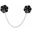 Украшения для сосков Loveshop Black Flower, черные