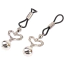 Зажимы для сосков Senuelo Heart Echo Nipple Clamps, серебряные - Фото №4