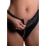 Трусики Daring Intimates Brazilian Wetlook Zipper Panty, черные - Фото №2