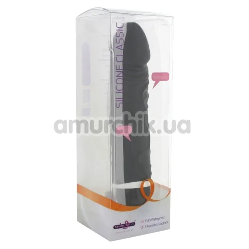 Вибратор Silicone Classic Original, черный