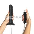 Фаллоимитатор с эякуляцией Strap-On-Me Squirting Cum Realistic Dildo L, черный - Фото №1