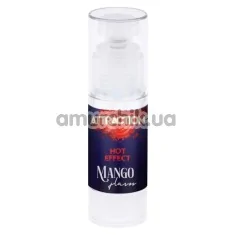 Оральный лубрикант с согревающим эффектом Attraction Hot Effect Mango - манго, 50 мл - Фото №1